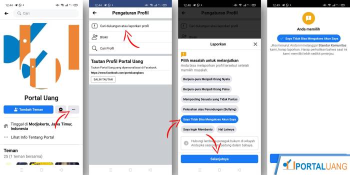 cara mengembalikan akun facebook yang sudah diganti email dan sandi terbaru