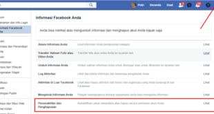 cara menutup akun facebook terbaru