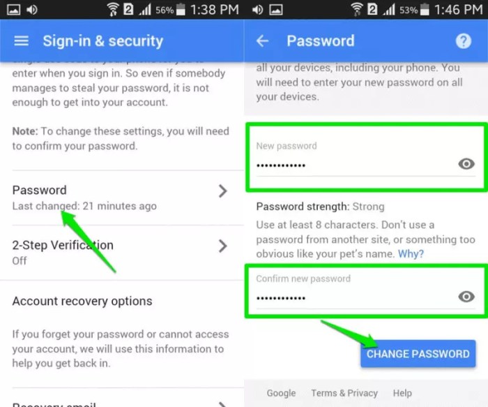 cara ganti password gmail di laptop terbaru